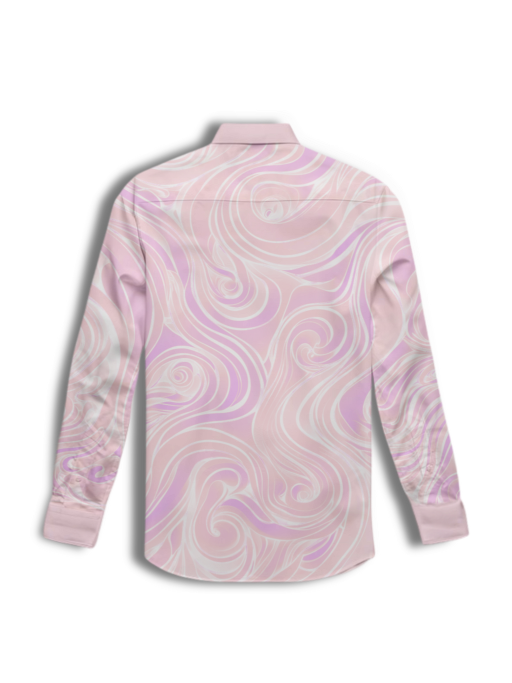 AI Imagined Wave Desire Men's Collar Shirt: Spread the Peace within YOU!